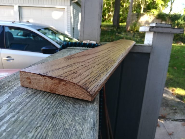 How to make a DIY oak threshold that no one will know you made!