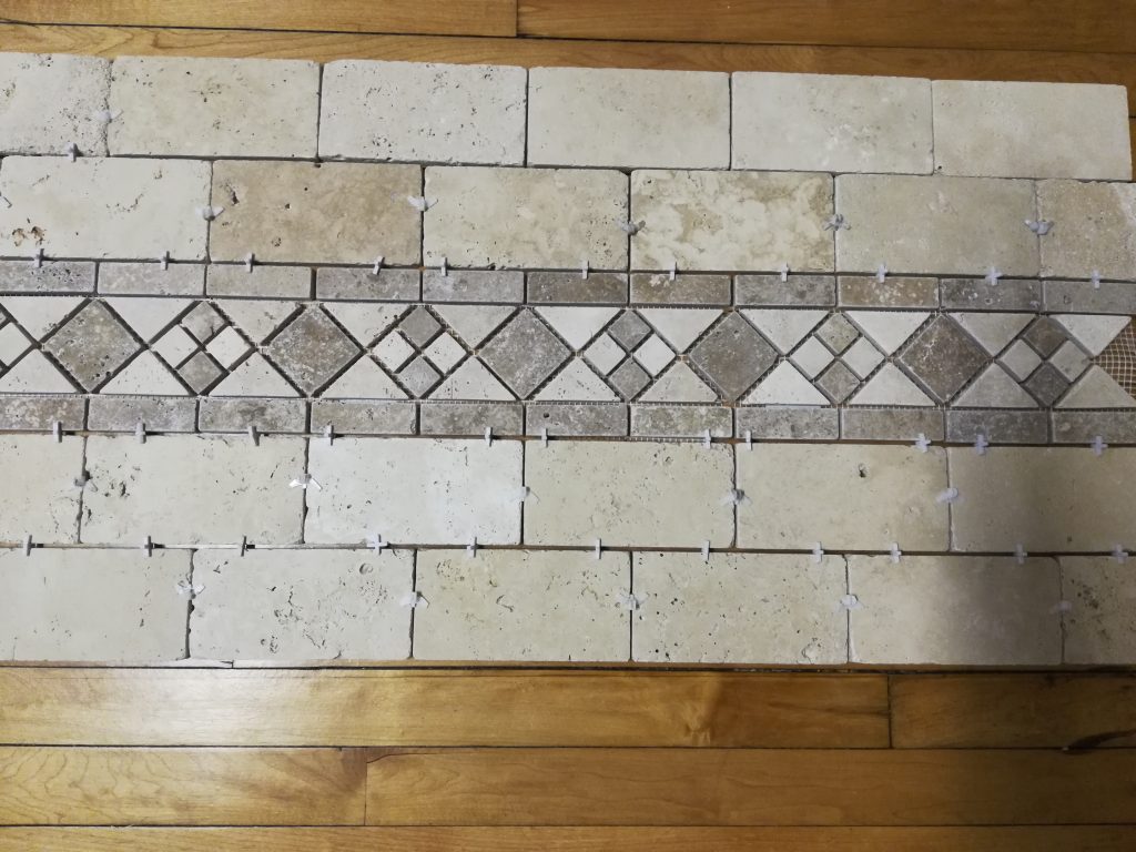 the tile we chose for our DIY tile backsplash
