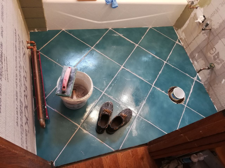 My epoxy grout method