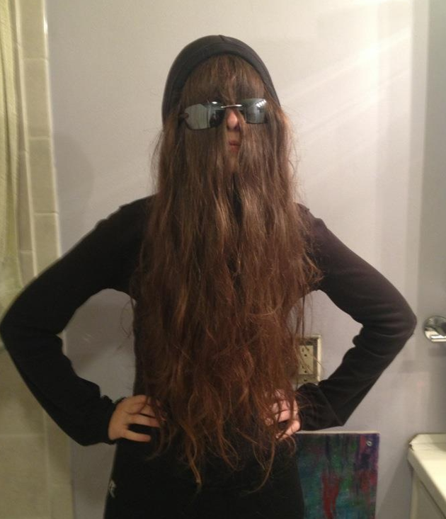 long healthy hair at age 17