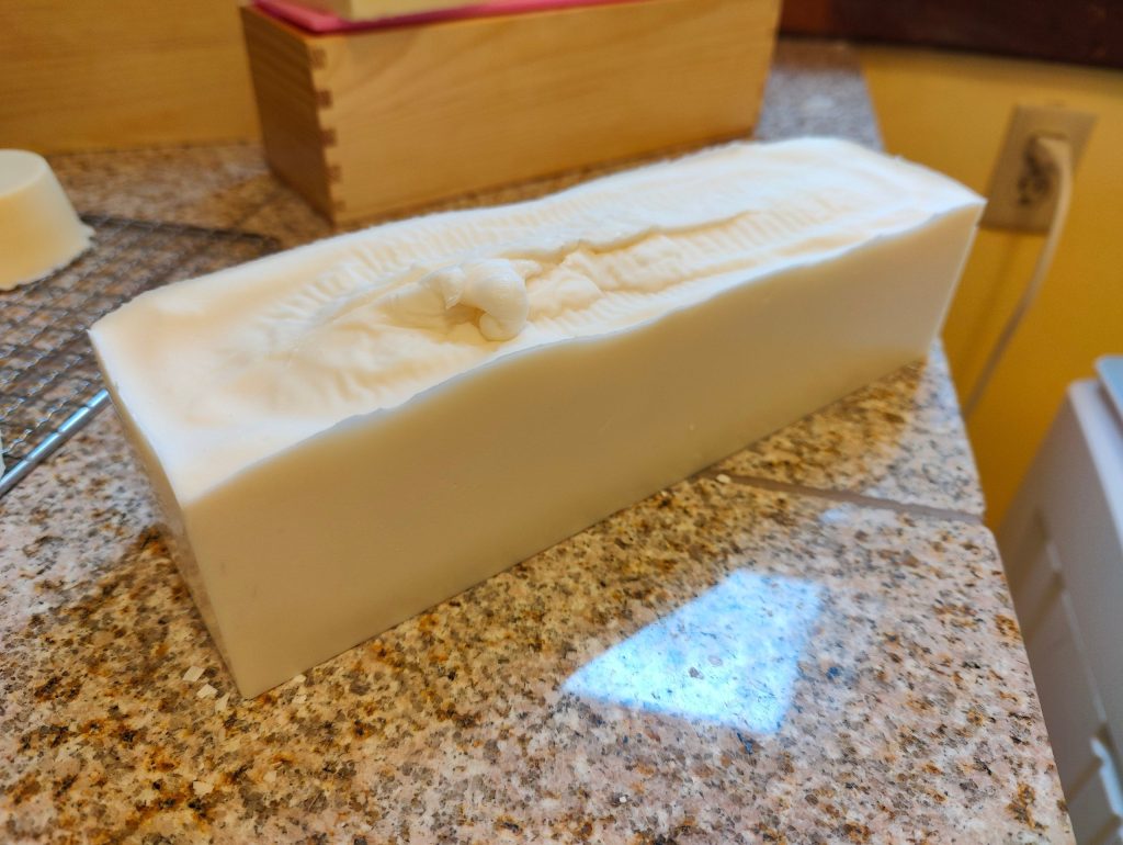 soap demolded