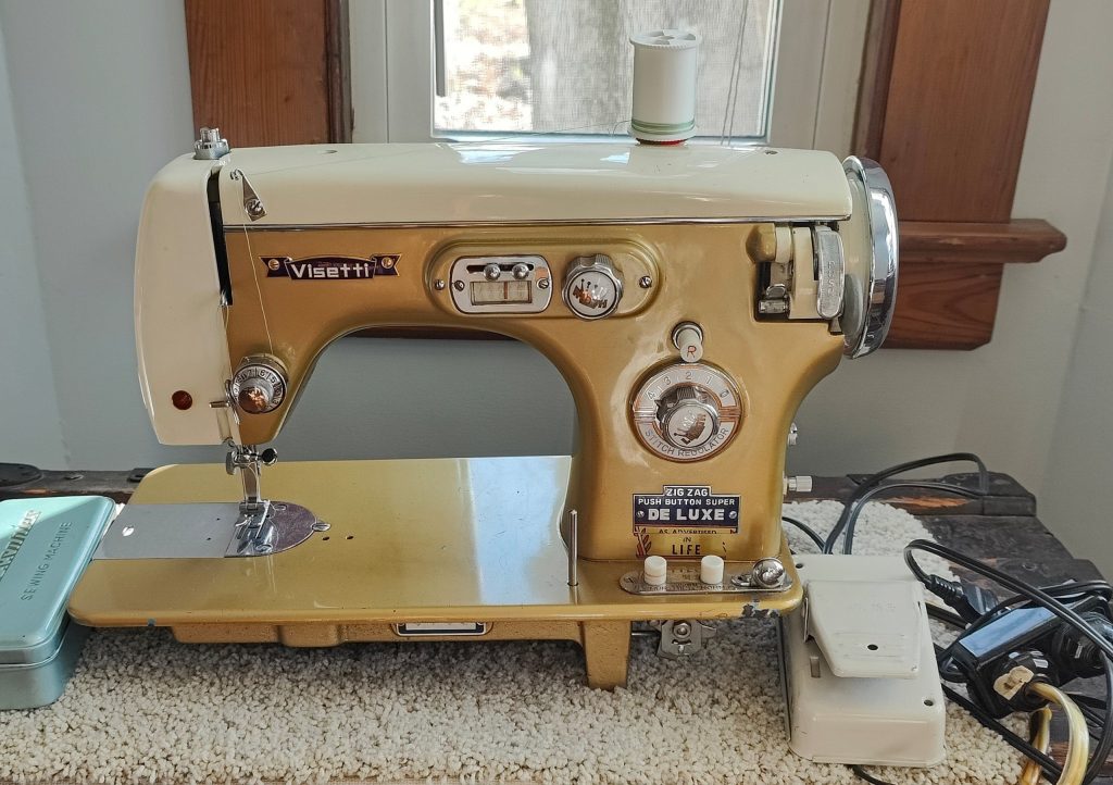 vintage sewing machine in great shape