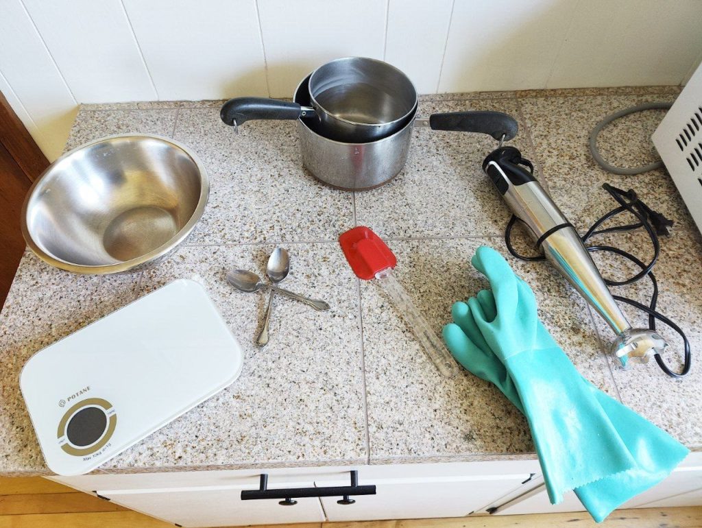 equipment for making your own soap bars