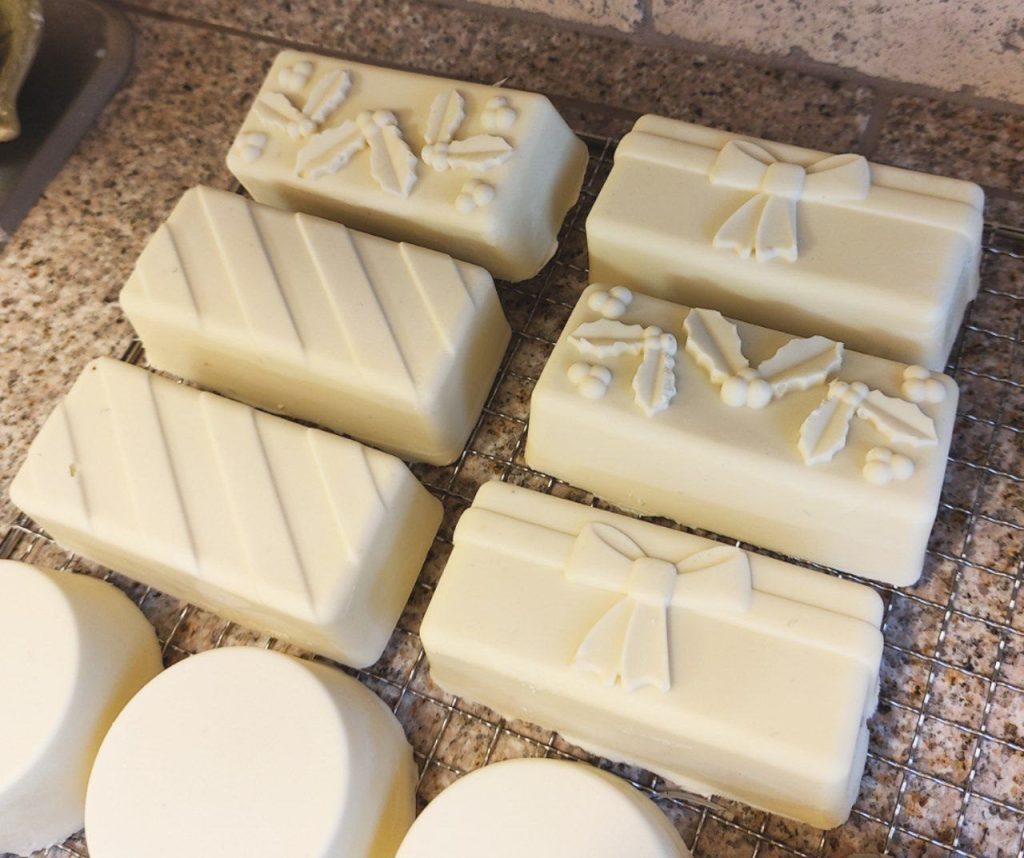holiday-themed soap