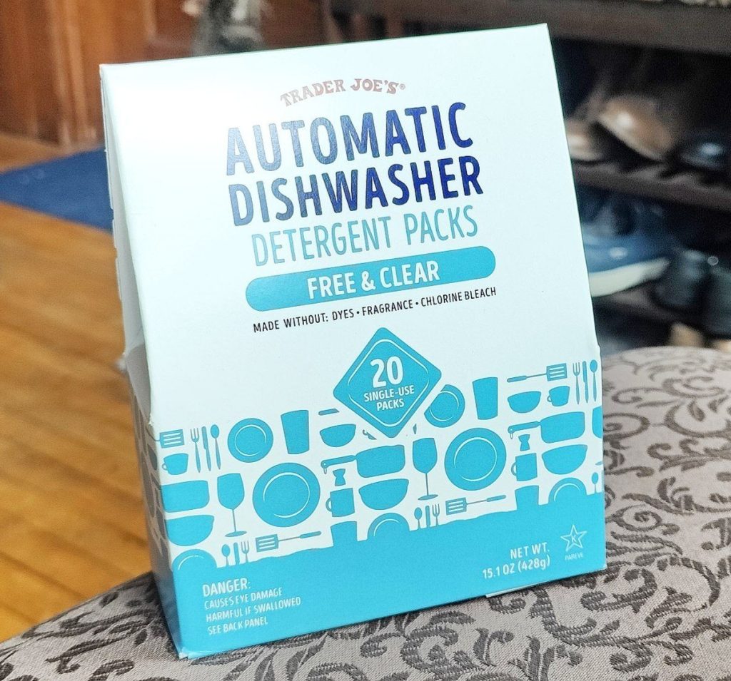dishwasher tablets from trader joe's