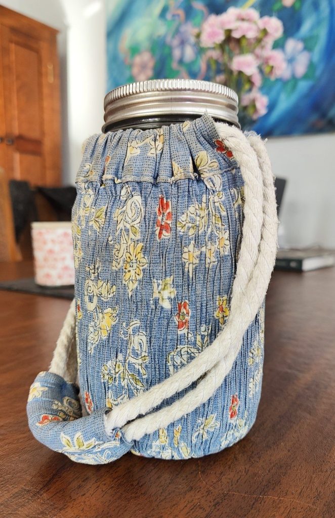 sewed jar holder 